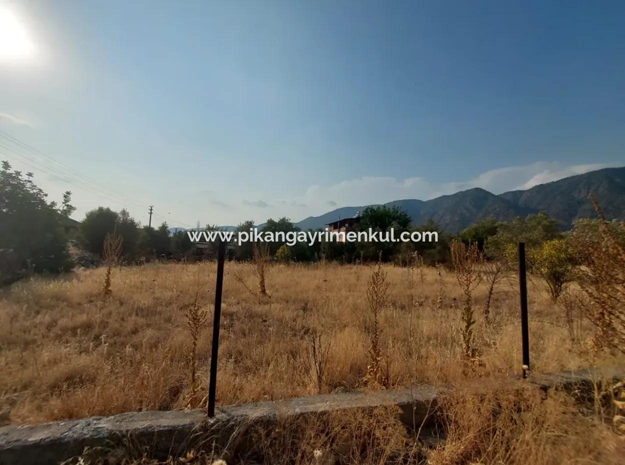 600 M2 Wohngrundstück Mit Seeblick In Köyceğiz Toparlar Zu Verkaufen