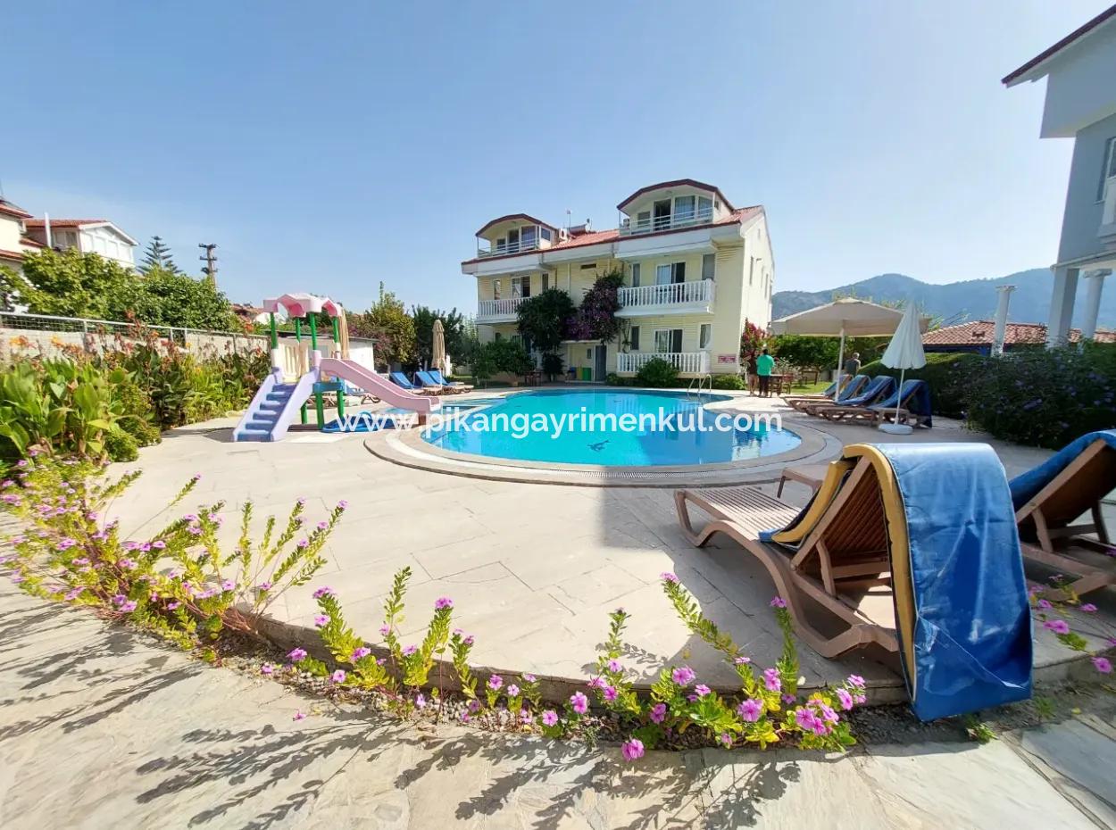 Mugla Dalyanda 63 M2, 2 1 Schwimmbad Wohnung Zu Verkaufen