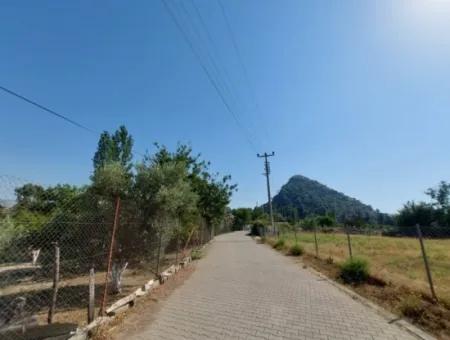 Köyceğiz Çandır Dalyan Canal Front 1000 M2 Grundstück Zum Verkauf