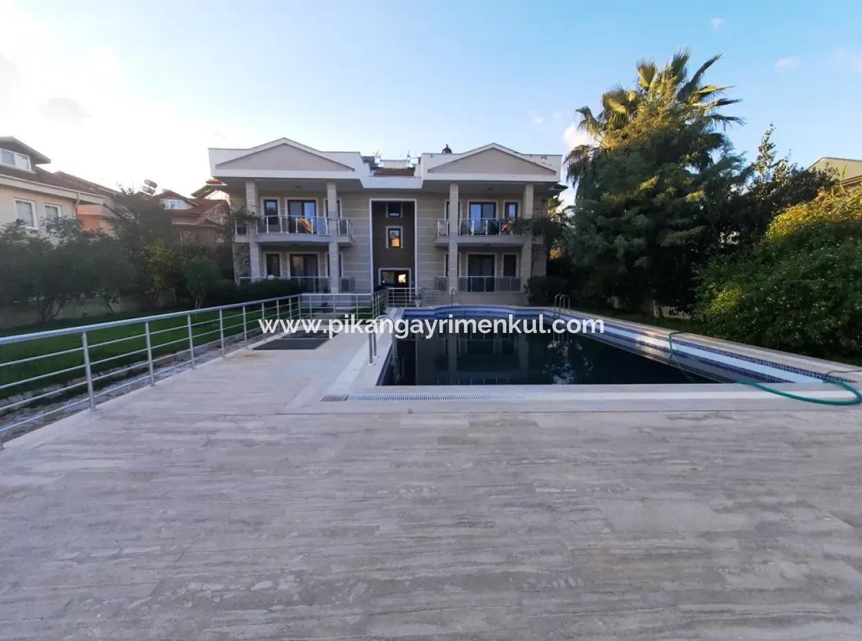 Mugla Dalyan Swimming Pool With Goods 2 1 Apartment Annual Rental