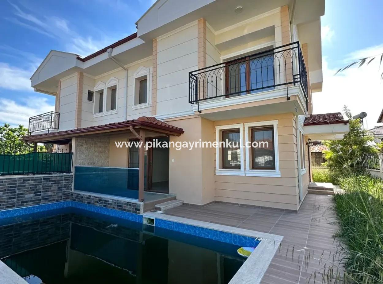 New 4 1 Luxury Villa With Swimming Pool For Sale In Dalyan, Mugla