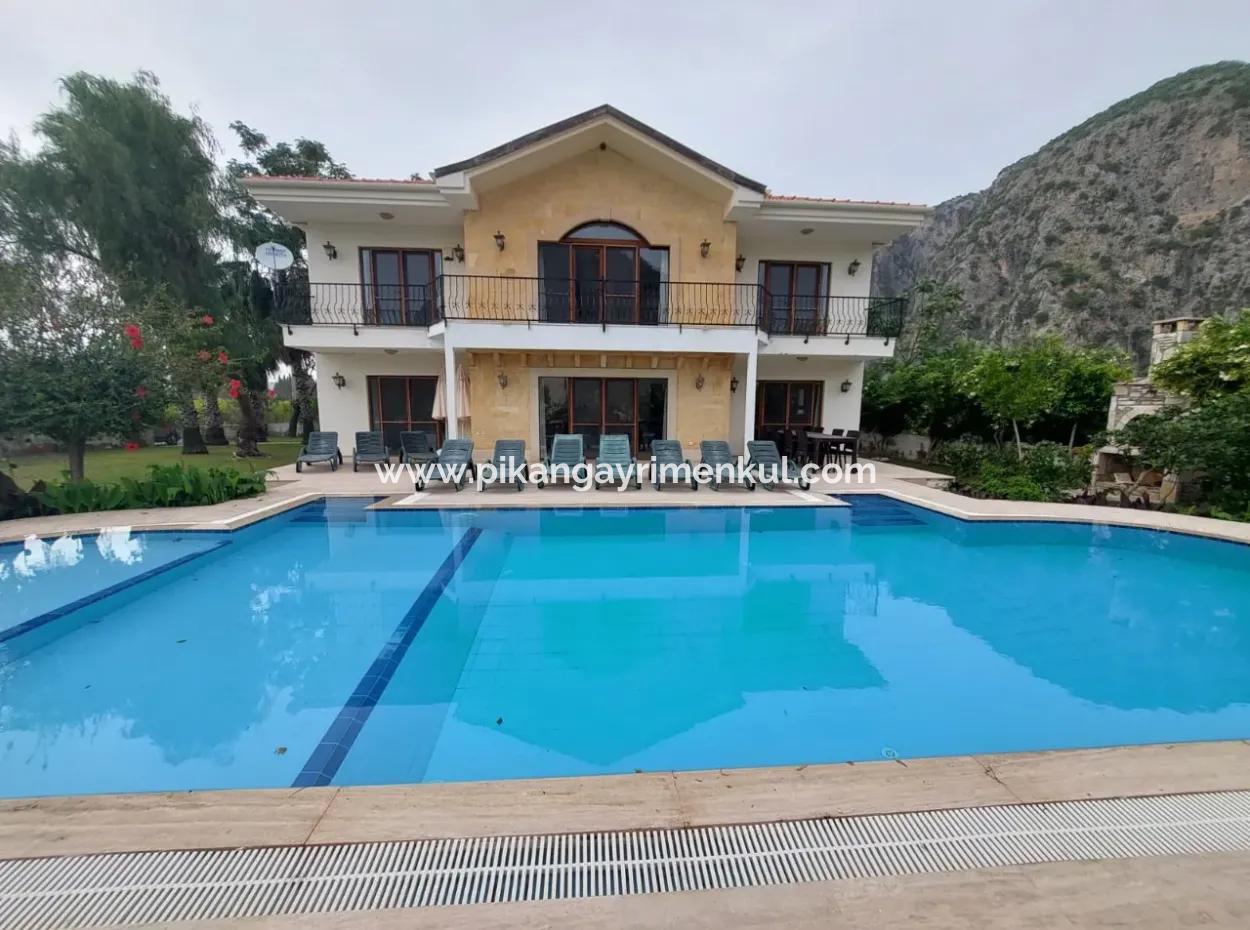 4 1 Luxury Villas For Sale On 1000 M2 Land In Dalyan, Muğla