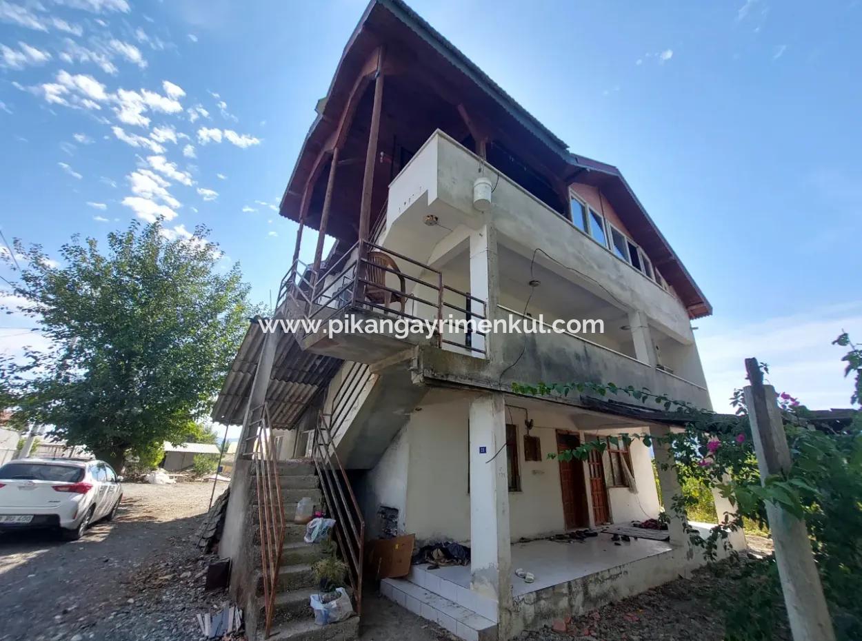 120M2, 3 In 1 Garden Apartment For Rent In Muğla Ortaca Eskiköy