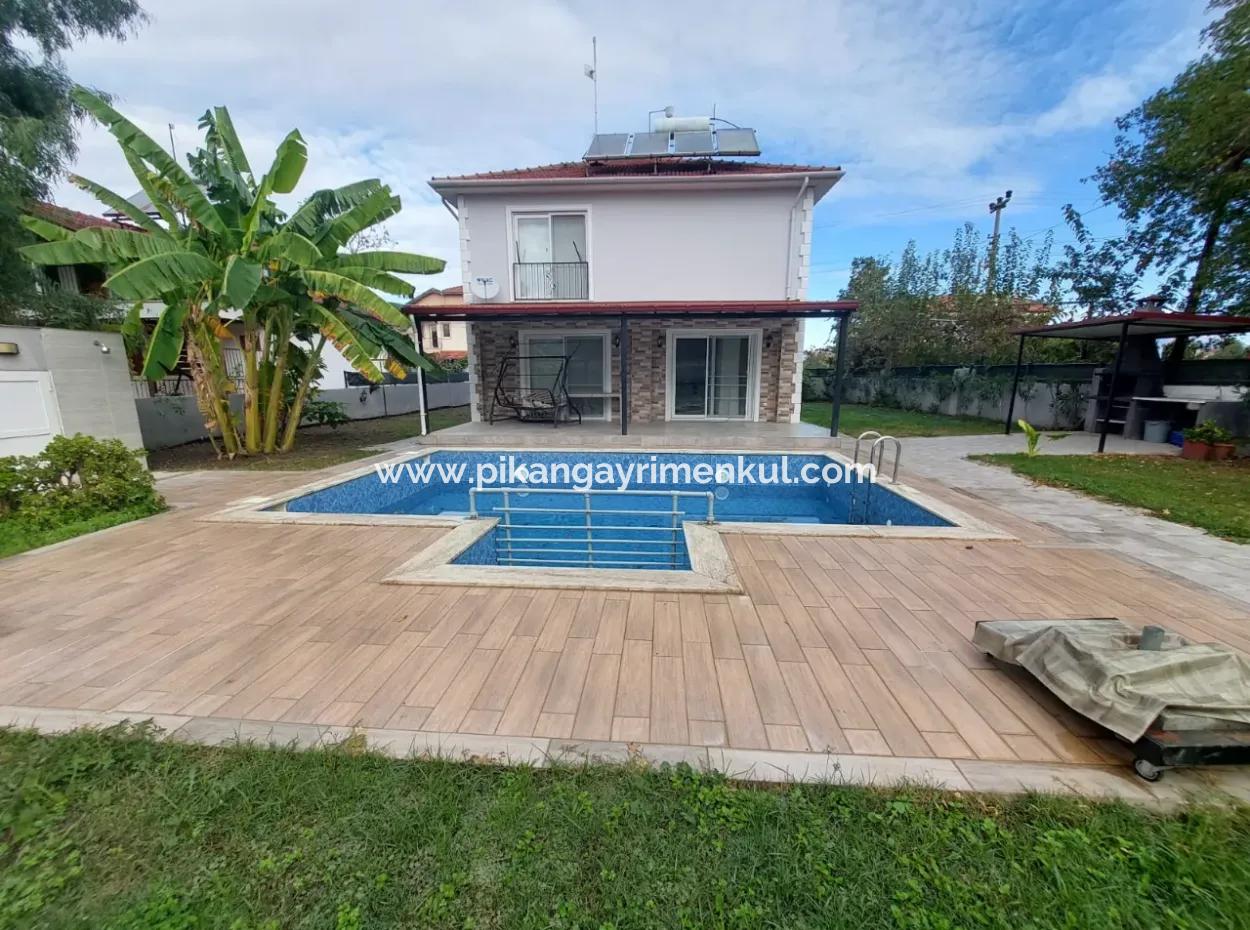 Muğla Dalyanda700M2 Plot 4 In 1 Detached Swimming Pool Luxury Villa For Rent