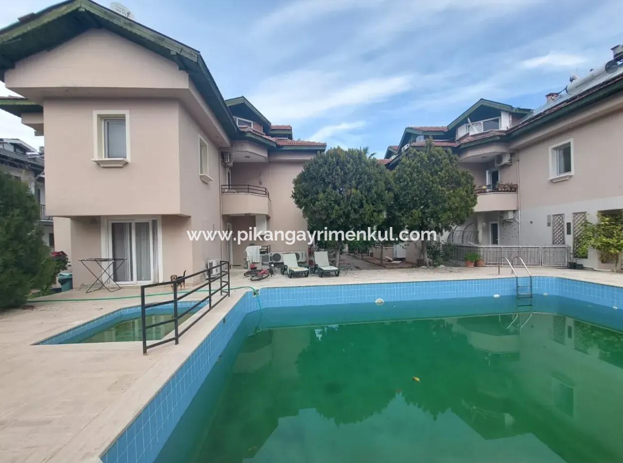 Muğla Ortaca Dalyanda Swimming Pool, Fully Furnished 1 1 Apartment For Rent