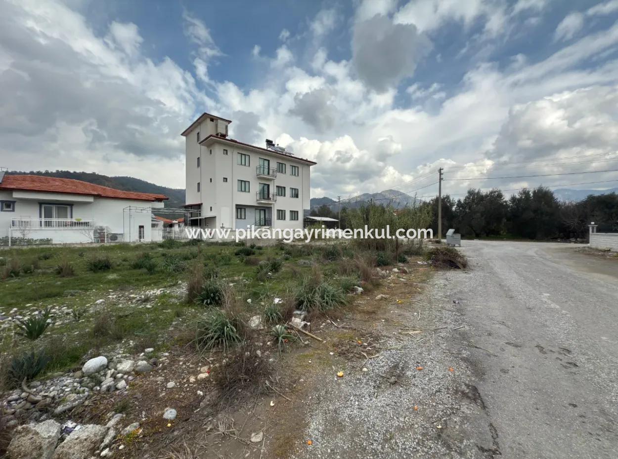 517M2 3 Floor Zoned Land For Sale In Ortaca Çaylı