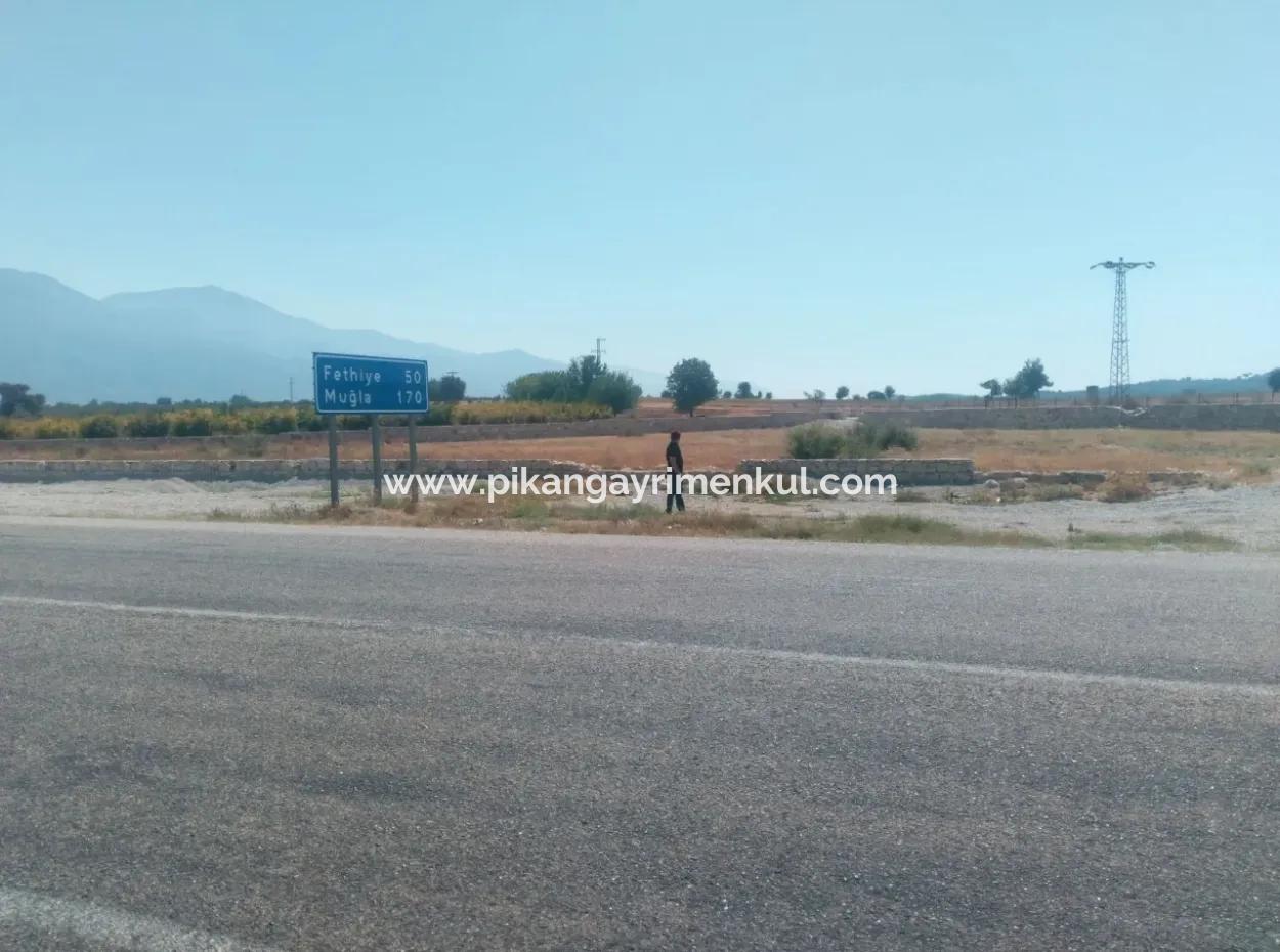 Land For Sale In Seydikemer Blowing Zero On The Main Road