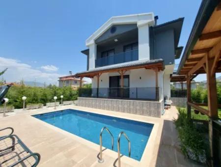 Muğla Dalaman Swimming Pool 3 1 Furnished Ready To Use Duplex Emergency Sale