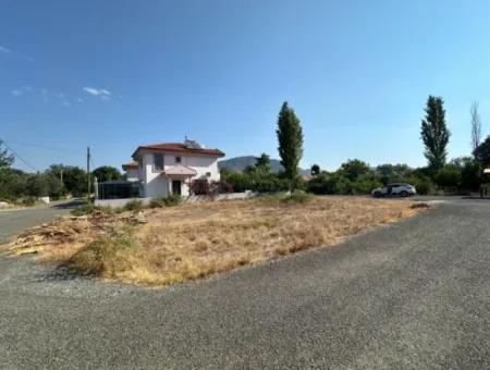 504 M2 Corner Parcel Land With 250 M2 Construction Permit For Sale In Dalyan Okçular