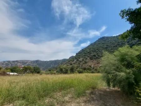 Mountainfront Fertile 1.680 M2 Land For Sale In Dalyan, Muğla