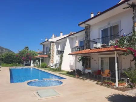 Muğla Dalyanda 125 M2, 4 In 1 Roof Duplex For Rent