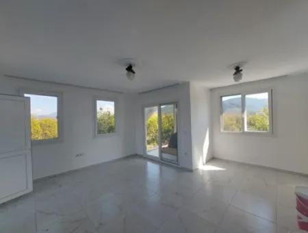 100 M2, 2 1, Brand New Apartment For Rent In Muğla Ortaca Okçular Without Furniture.