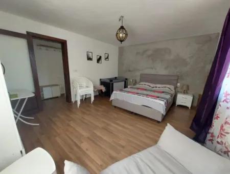 Ortaca Okçularda 400 M2 Arazide, 100 M2 2+1 Müstakil Eşyalı Yüzme Havuzlu Ev Kiralık